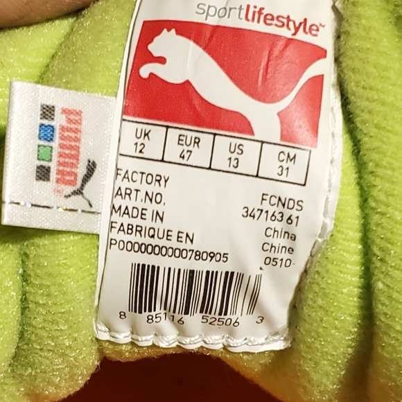 Lightly Worn Puma Sport Lifestyle Shoes - Picture 6 of 6